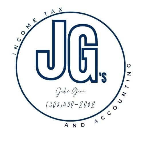 Julie G's Income Tax & Accounting Logo